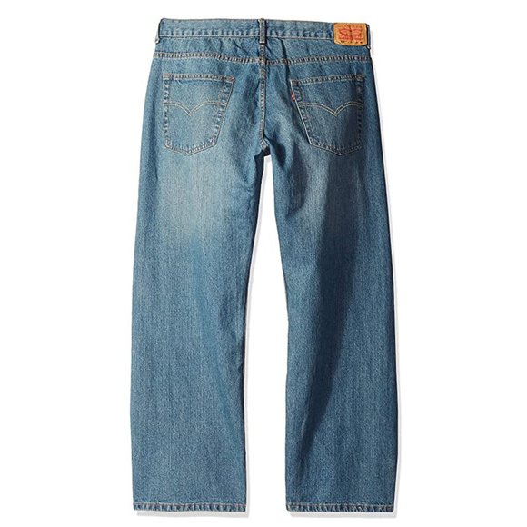 Levis Boys Husky 550 Relaxed Fit Tapered Jeans Denim 16H 34 x 28 Loose C… - Picture 2 of 4